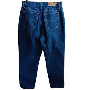Womens Jeans 31x32 10 True Vtg 90s RIDERS HIGH WAIST RAW DENIM MOM JEANS